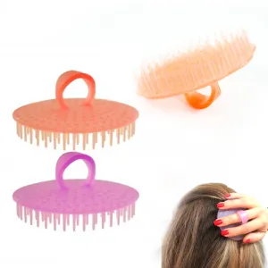 2 Hair Shampoo Scalp Body Massage  Brush Comb Conditioner Clean Head Care Salon