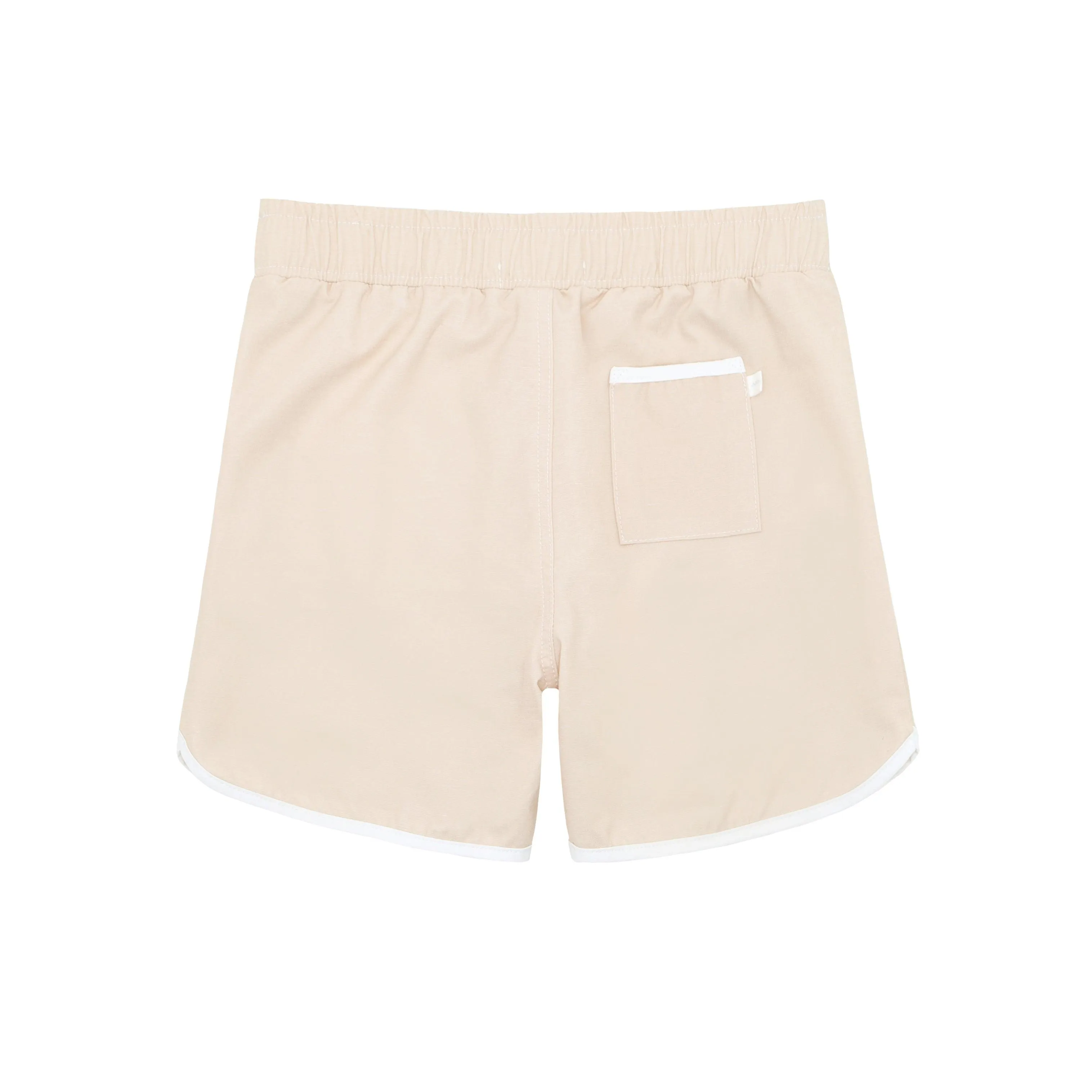 boys tan board short