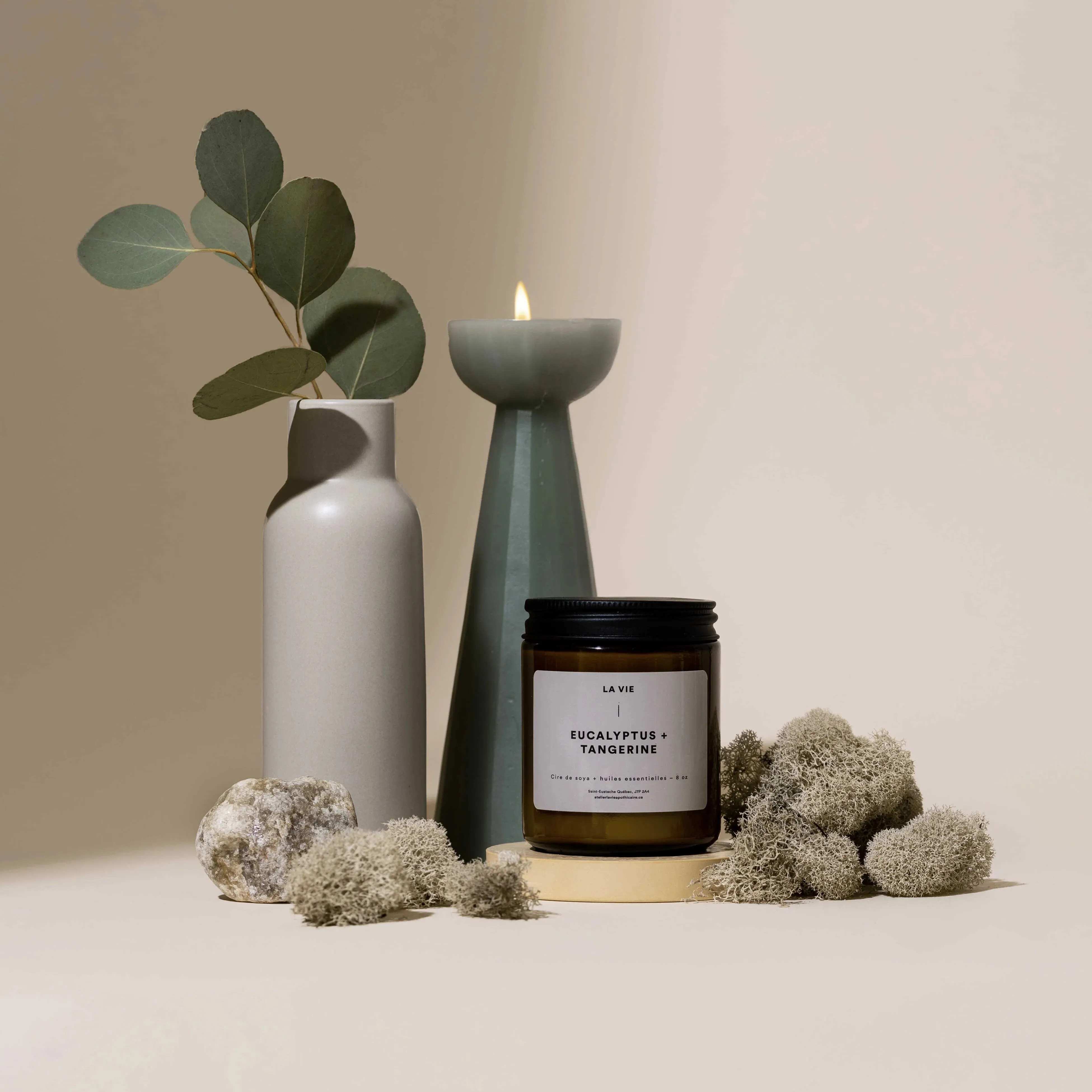Candle  Eucalyptus   Tangerine