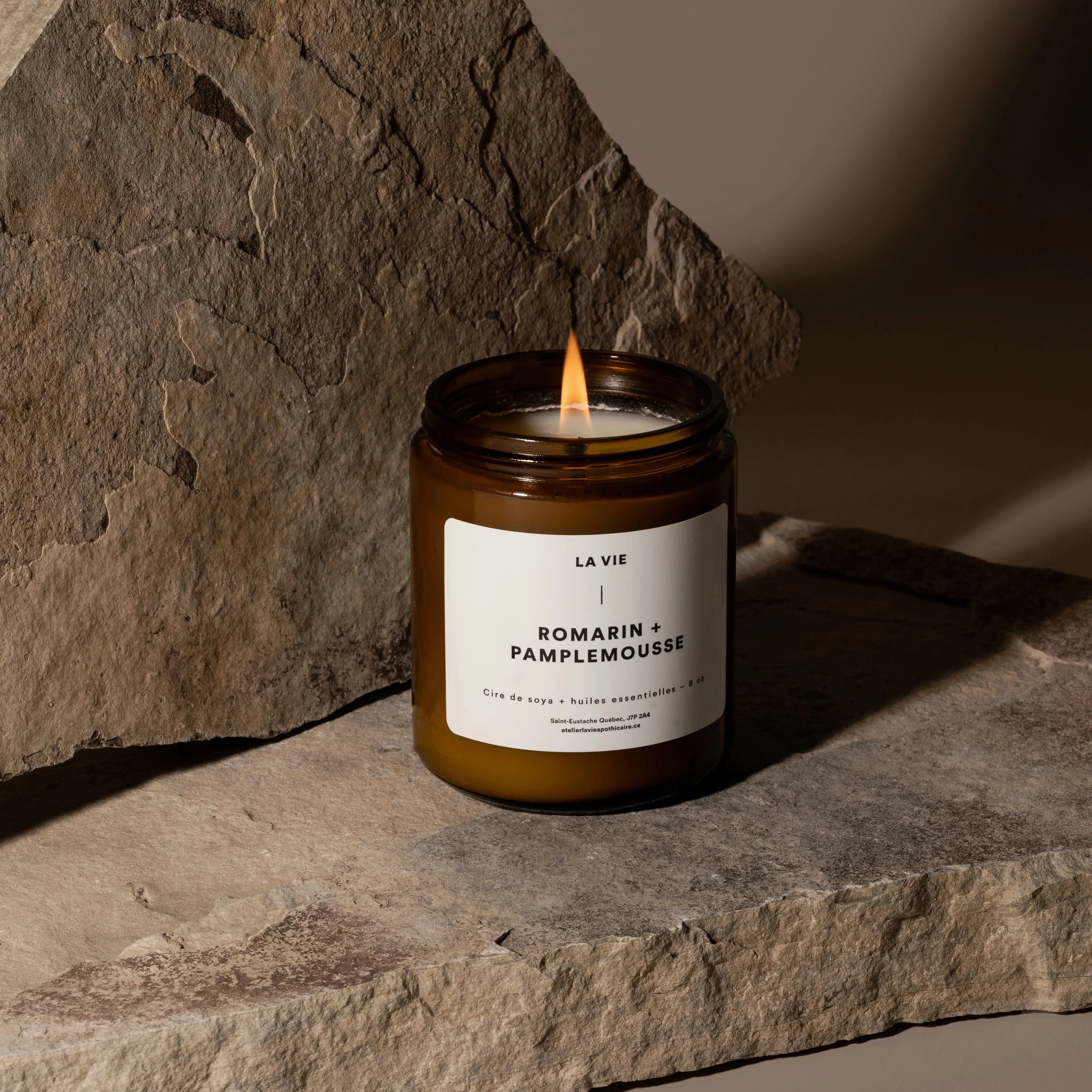 Candle  Rosemary   Grapefruit