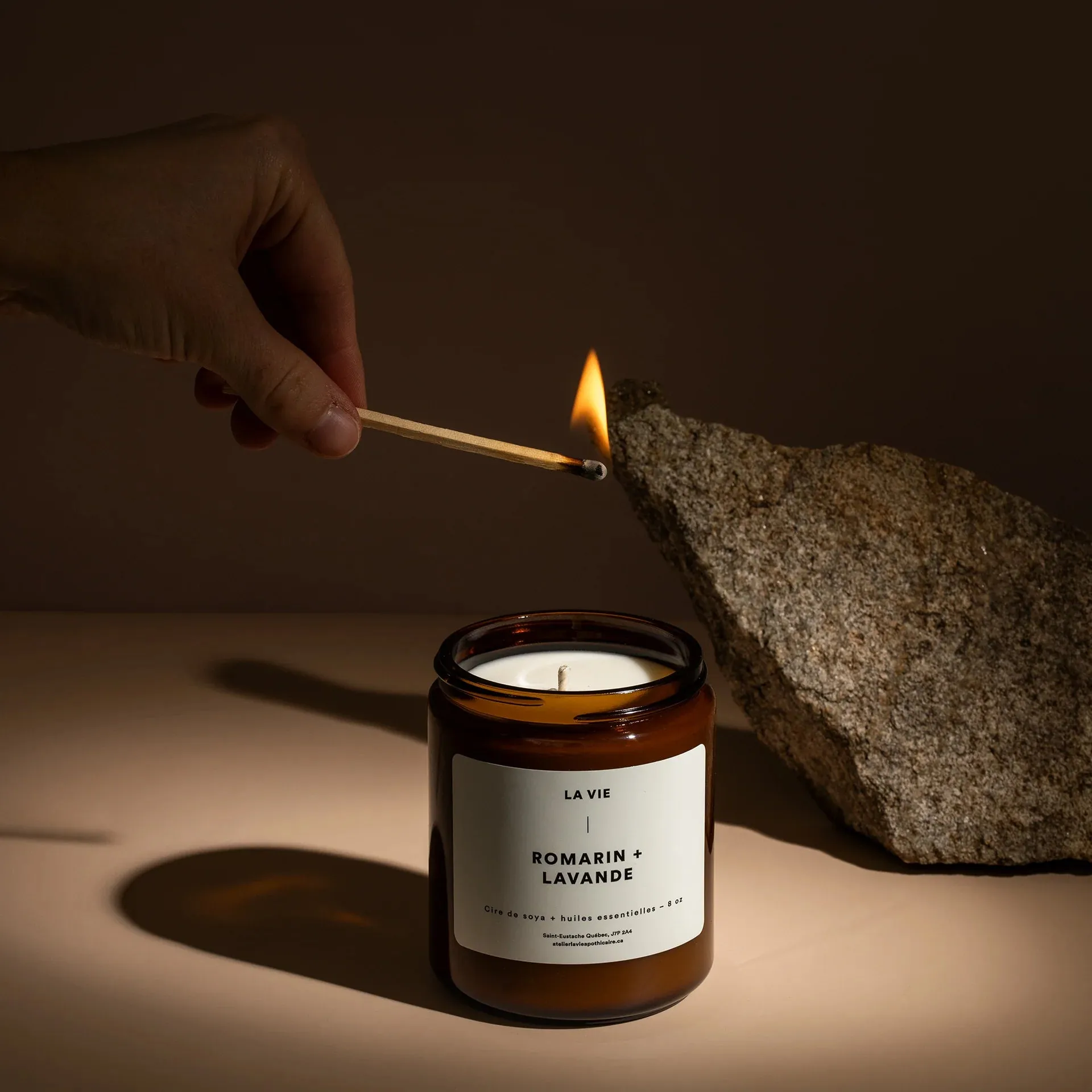 Candle  Rosemary   Lavender