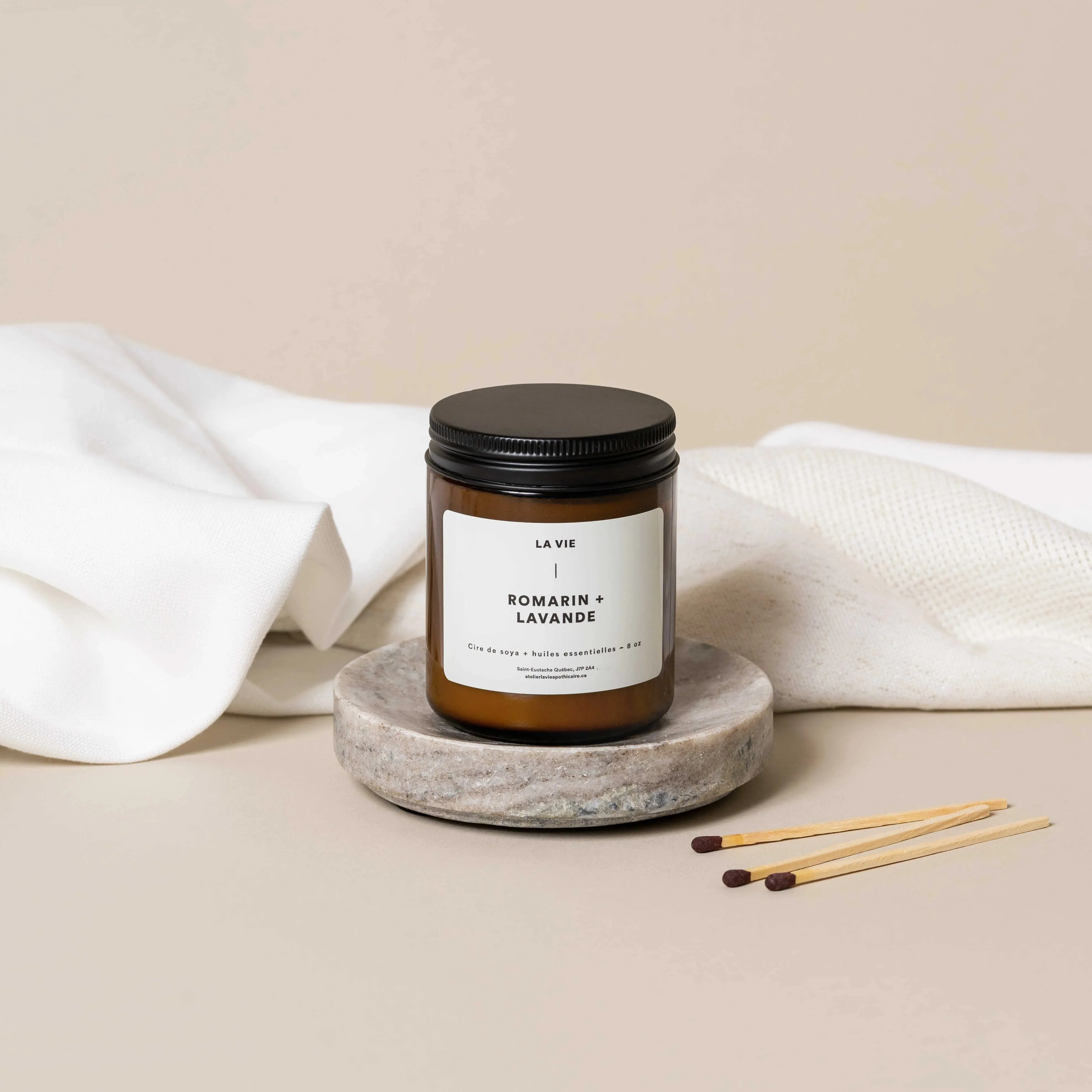 Candle  Rosemary   Lavender