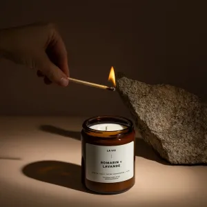 Candle  Rosemary   Lavender