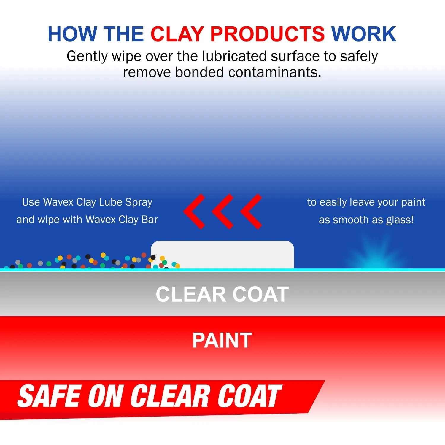 Clay Bar Kit (2 Bars 100grm Each, 1 Clay Lube 350ml, 1 Microfiber Cloth)