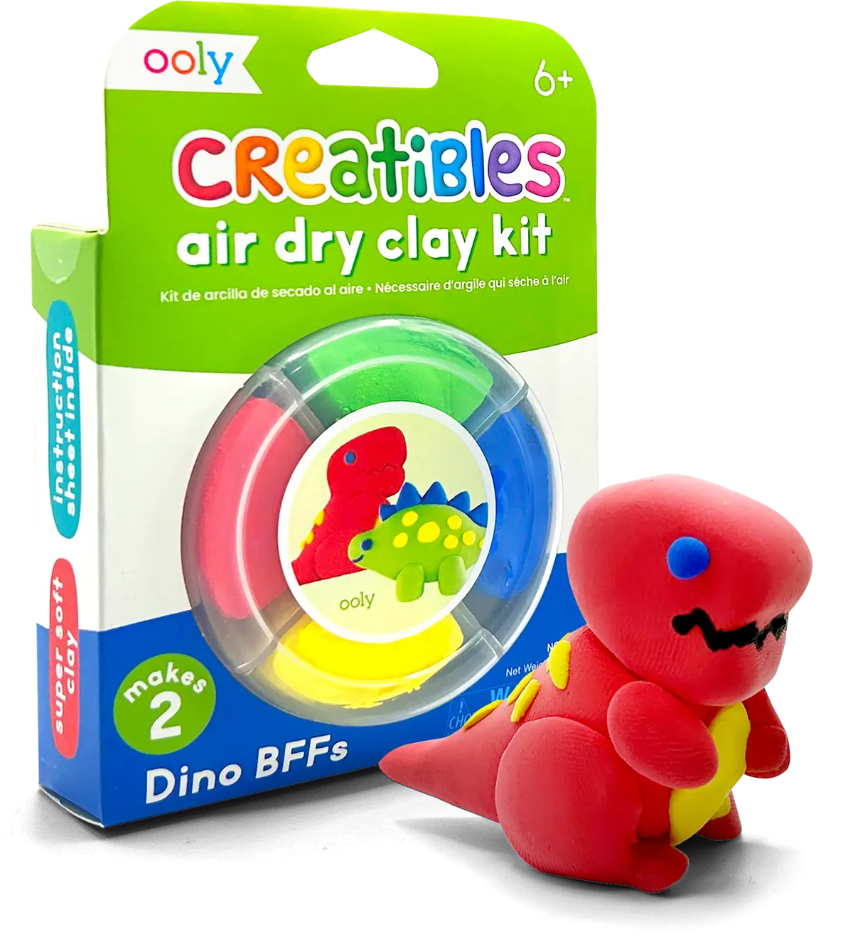 Creatibles Mini Air Dry Clay Kit - Dino BFFs