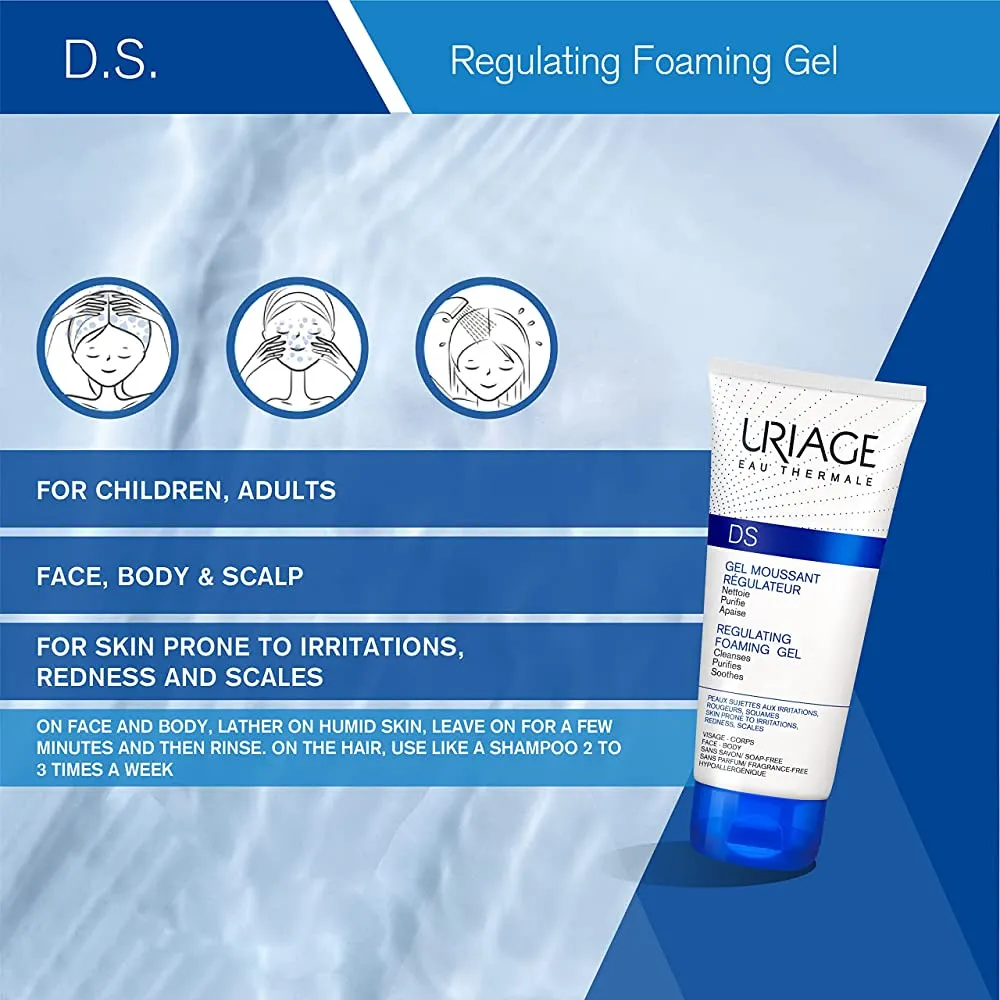 DS Regulating Foaming Gel Skin Prone to Irritations Redness Scales