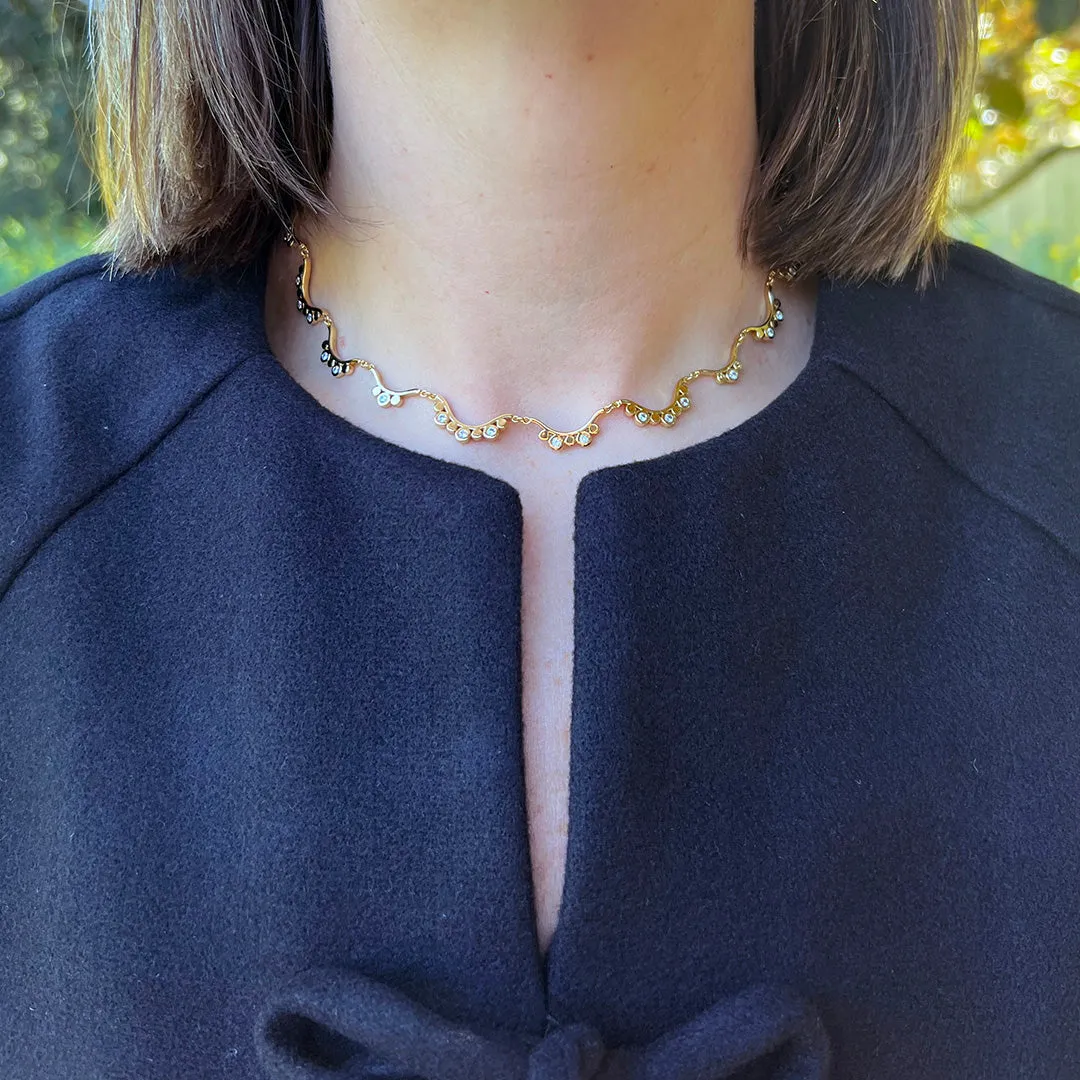 Goldbug Frame Collar Necklace