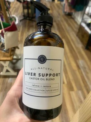 Liver Support Castor Oil Blend | 16 Oz