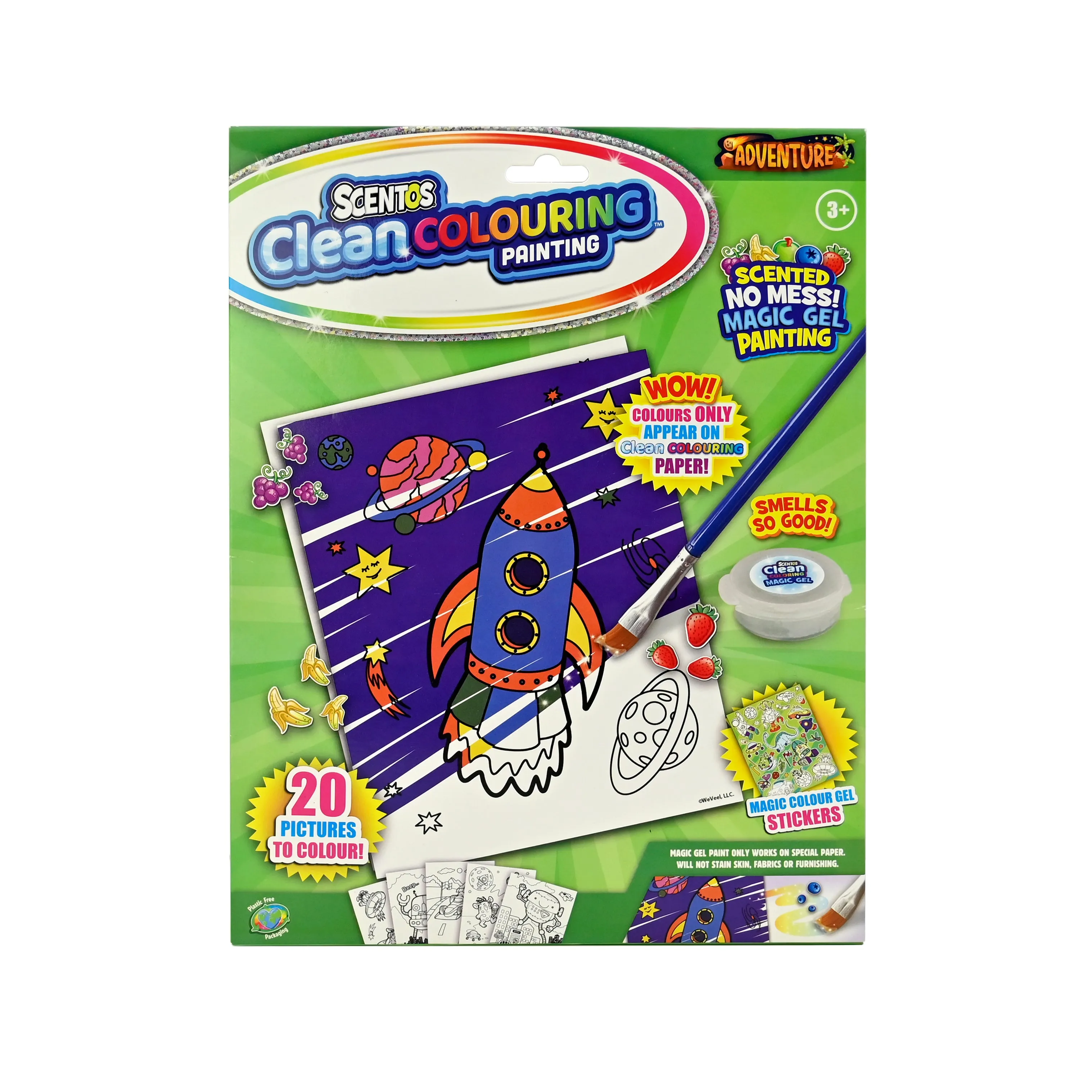 Scentos Clean Colouring Painting - Adventure
