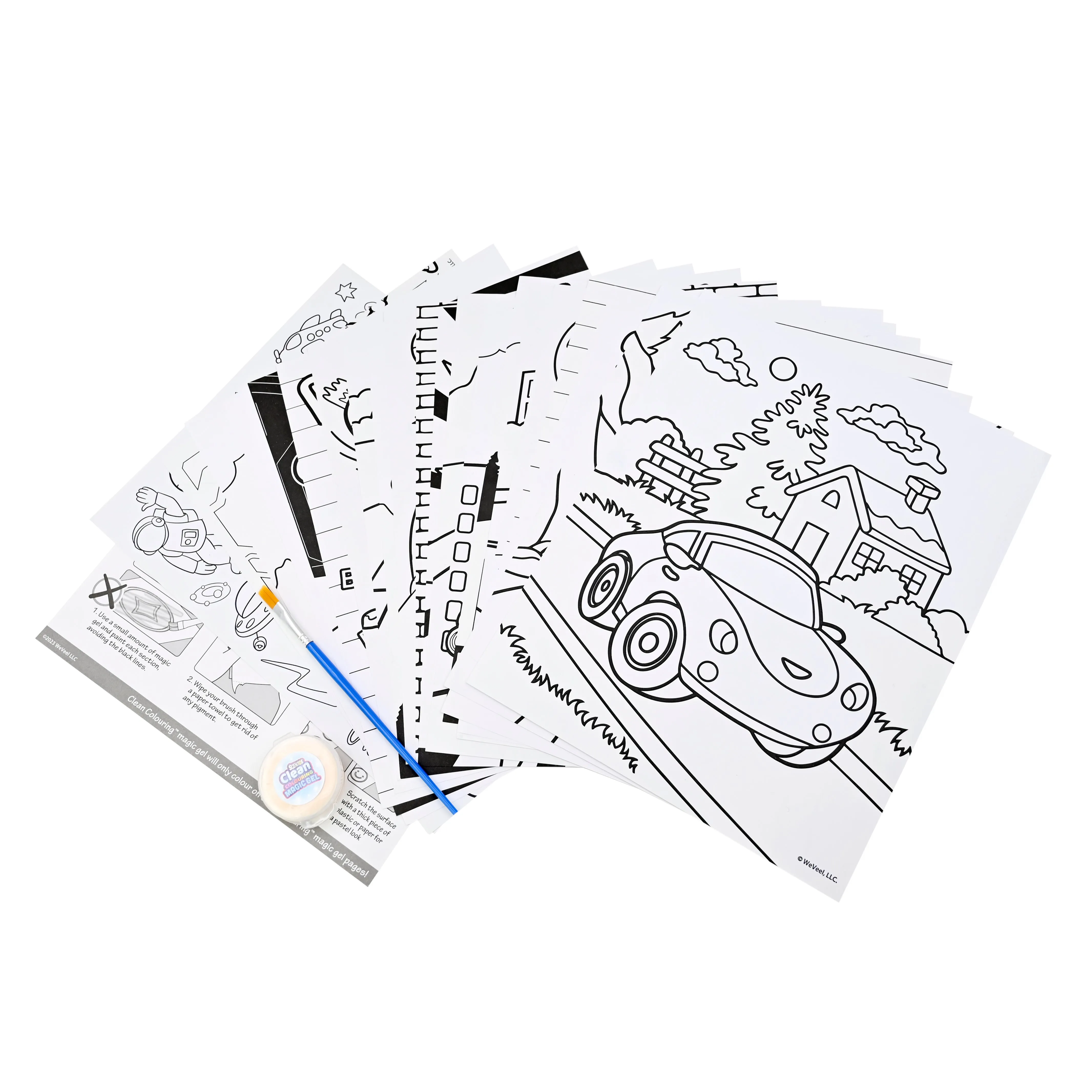 Scentos Clean Colouring Painting - Adventure