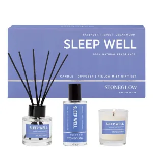 Stoneglow Sleep Well Set - Lavender Sage & Cedarwood