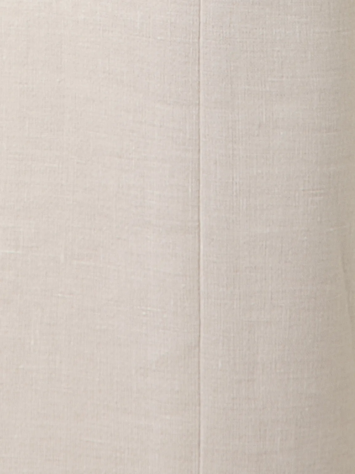 Straight Linen Double-Face Pants